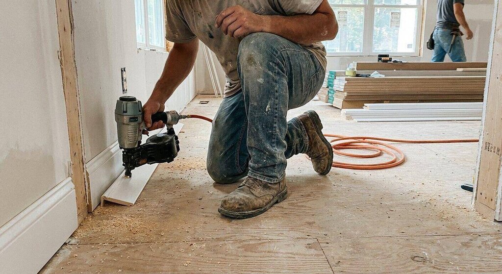 Baseboard Installation material and opening reference