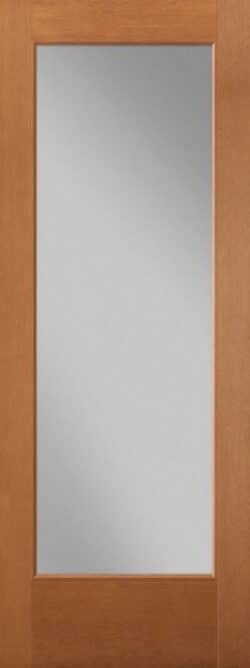 Full Lite Textured Fiberglass Entry Door